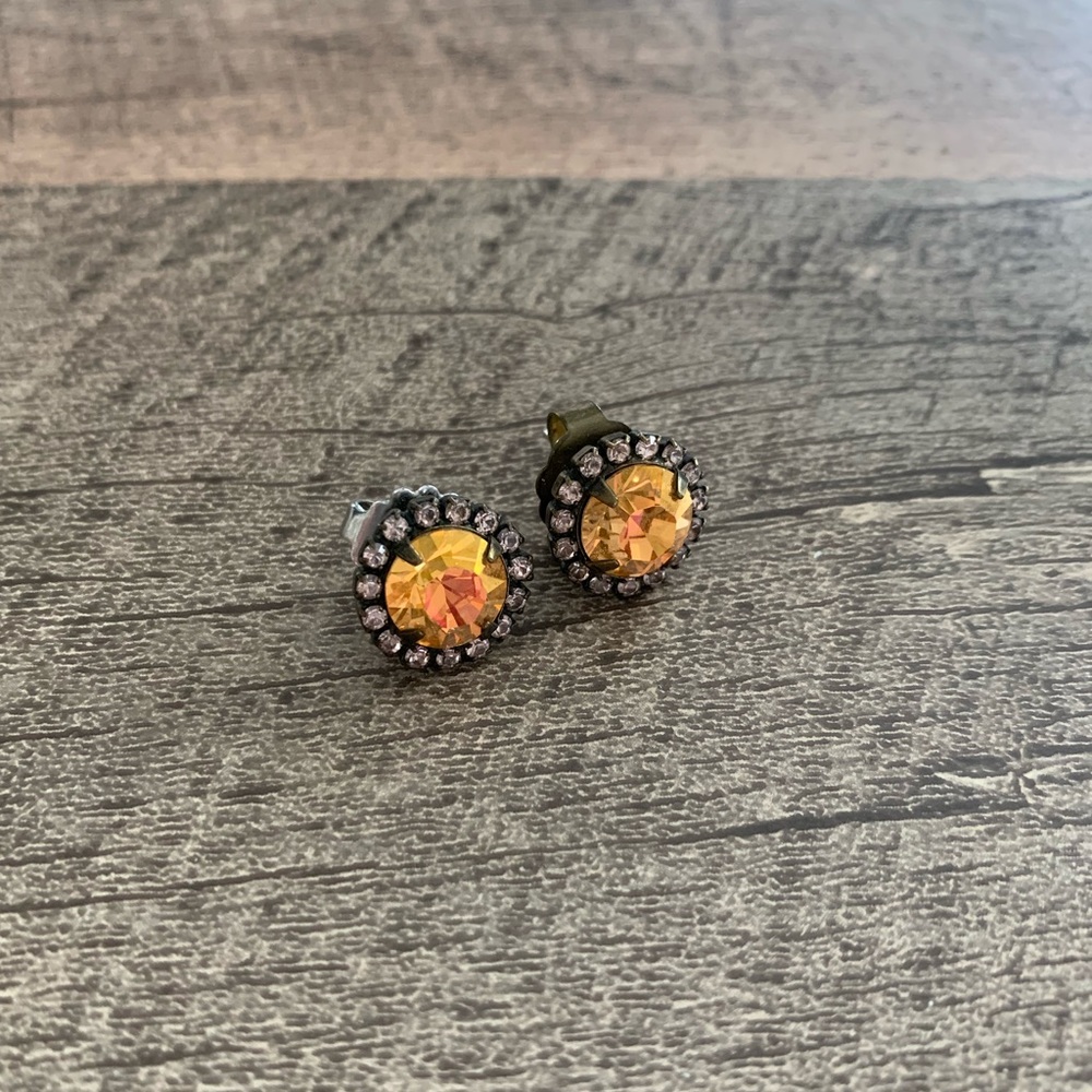 SORRELLI - Halo Post Earring (peach & pink)